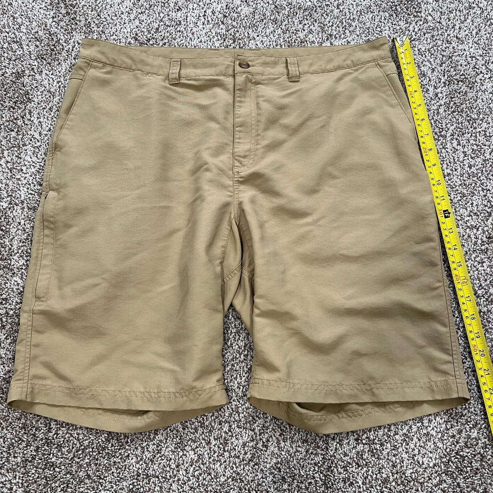 REI Nylon Brown Hiking Chino Shorts Men's Size 40  Brown Outdoor Pockets